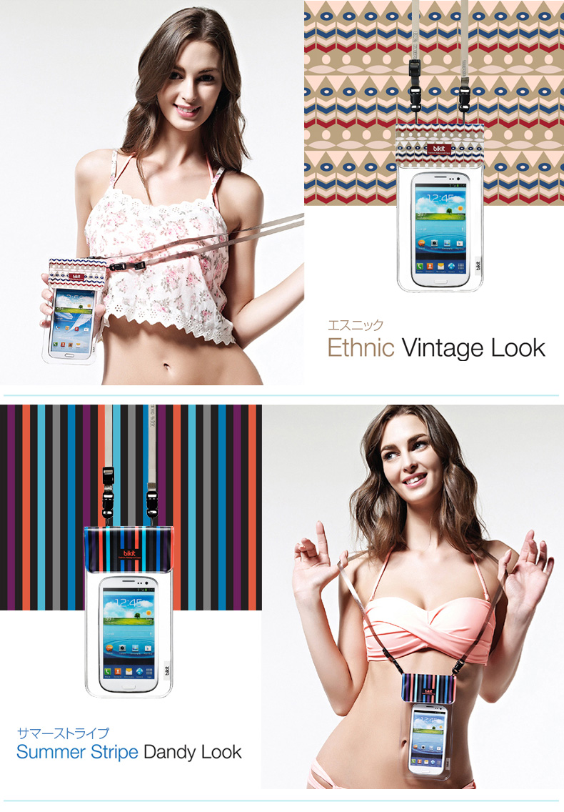 商品詳細bikit スマートフォン用ファッション防水ポーチfor smartphone