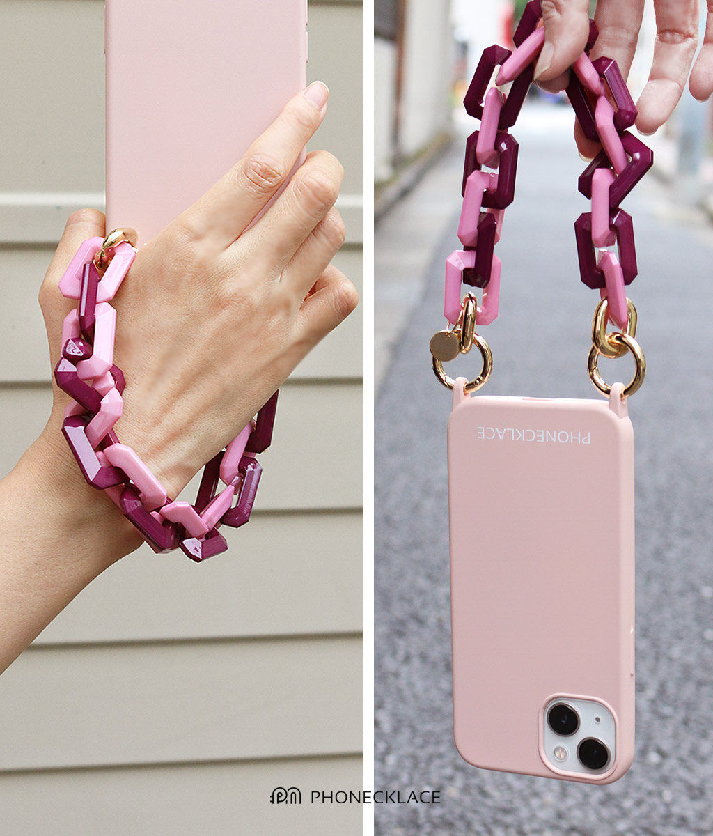 PHONECKLACE PHONECKLACE ハンドチェーンストラップ コンビ