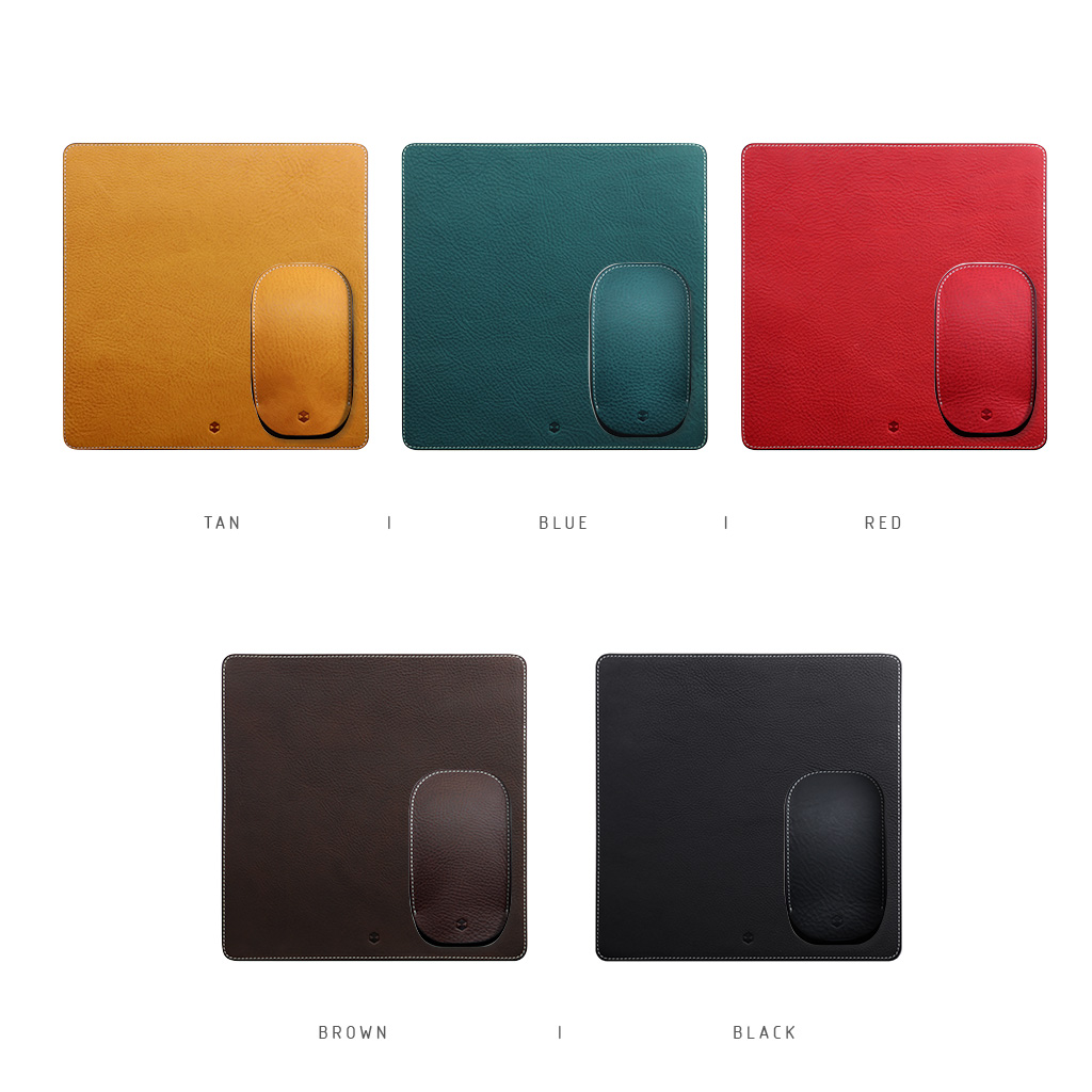 SLG Design Minerva Box Leather Pouch ＆ Pad セット