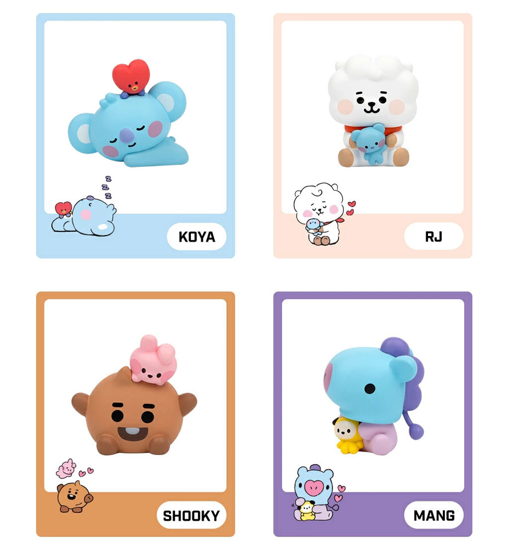 数量限定>>BT21 ベビーモニターフィギュア かわいいBT21キャラクター ...