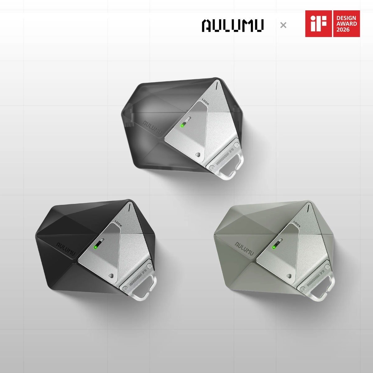リ*ウ様 新品未使用　APEL CROSSBOW ケース付き AULUMU A39 ダイヤカット幾何学ケース for AirPods Pro 3（ロック