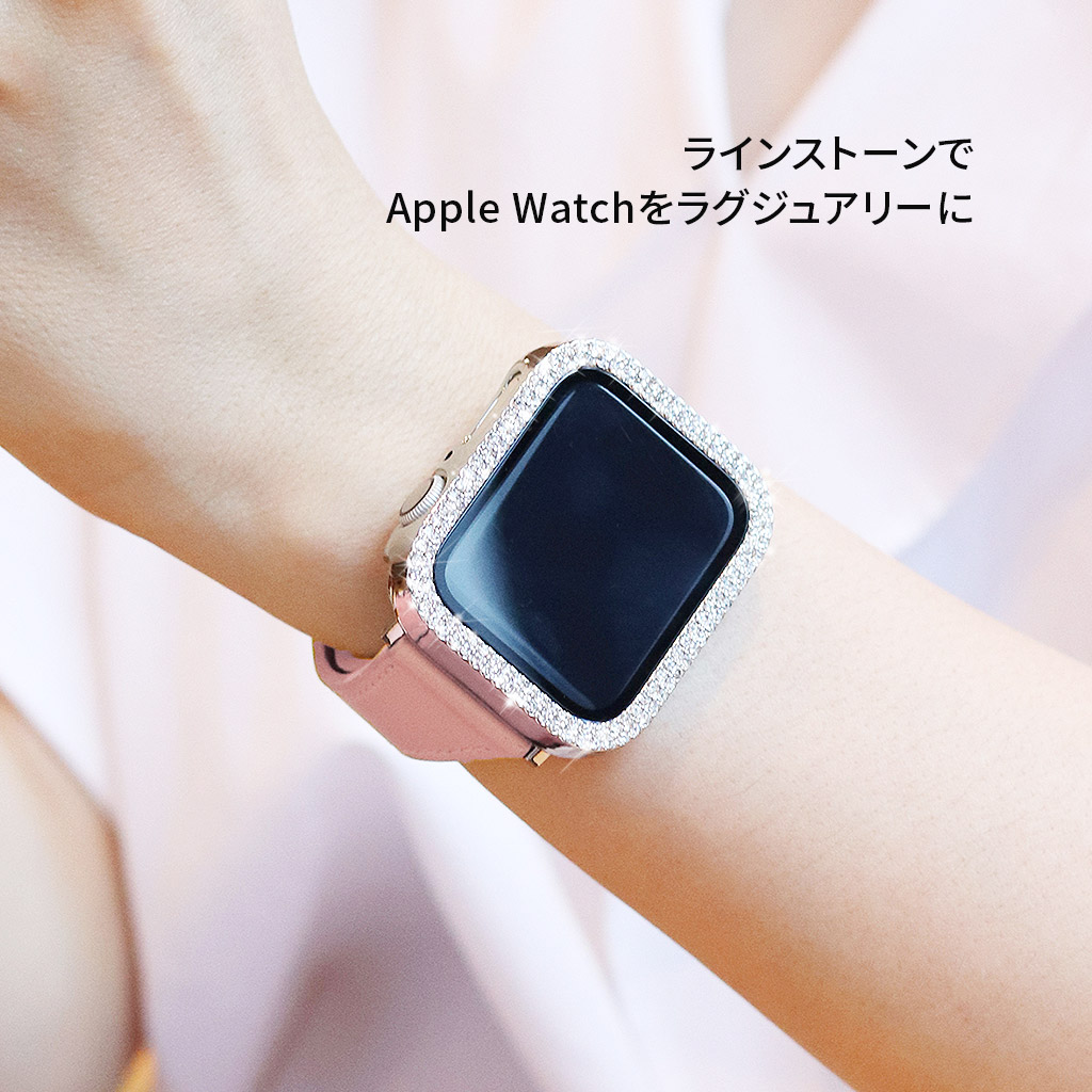 AppleWatch 44mm ケース 保護カバー アップルウォッチ 黒色199 通販