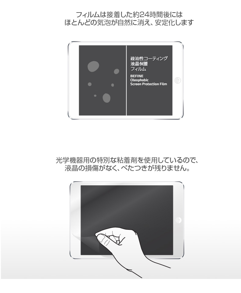 iPad mini 4 液晶保護フィルム