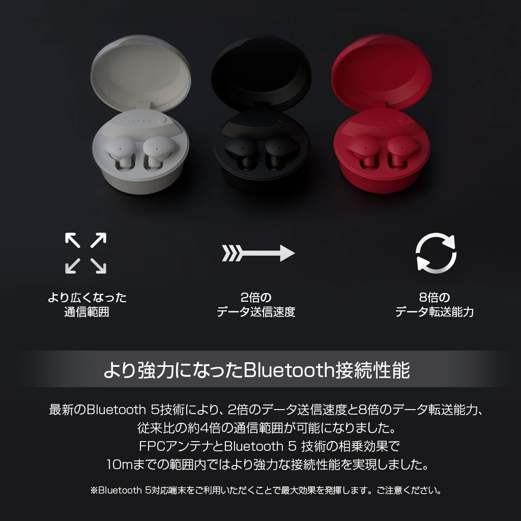 イヤホン Bluetooth 5 完全ワイヤレスイヤホン WINGS - 【公式サイト 