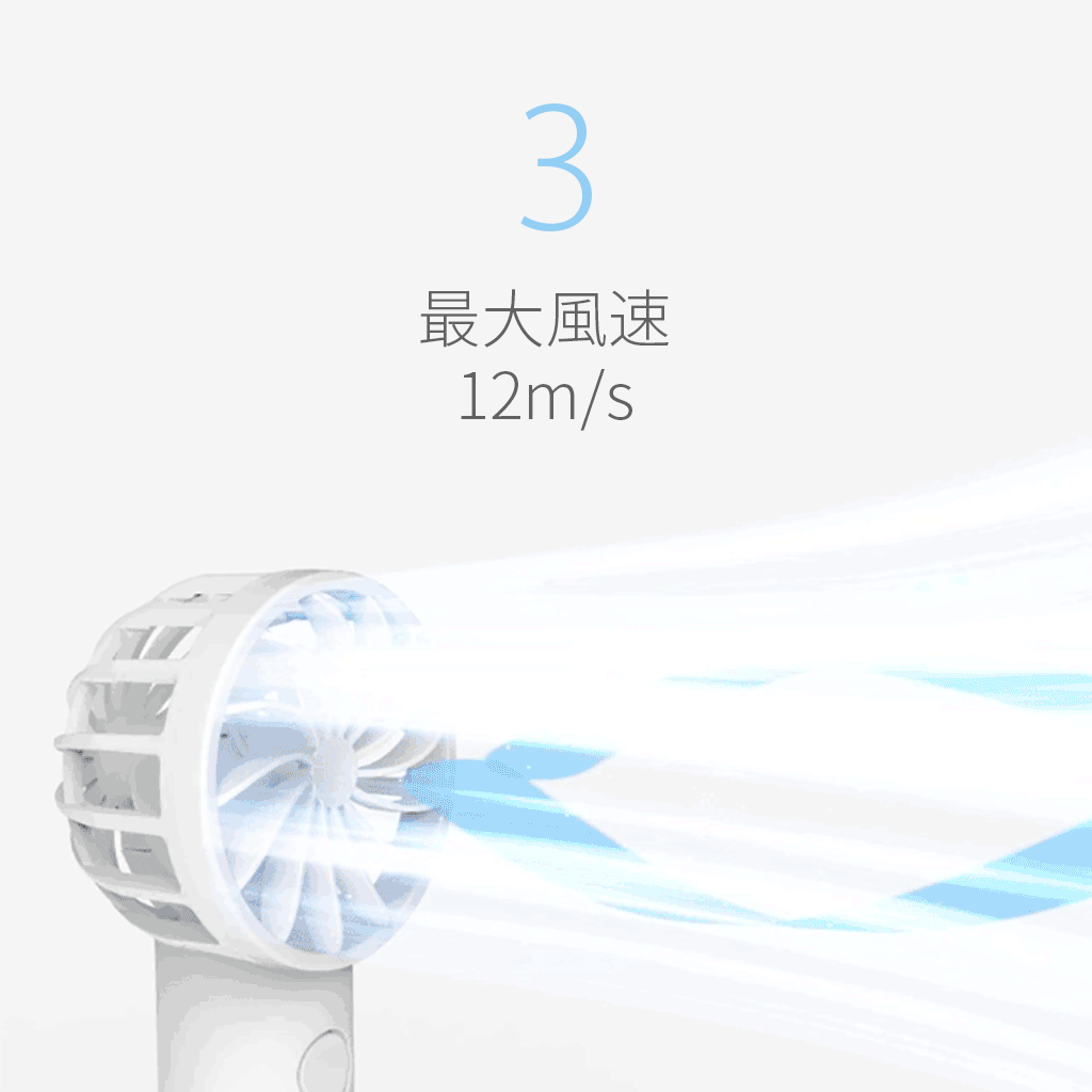 最大風速約11m/s(風速40km/h)を吹き出す、ドローンテクノロジー
