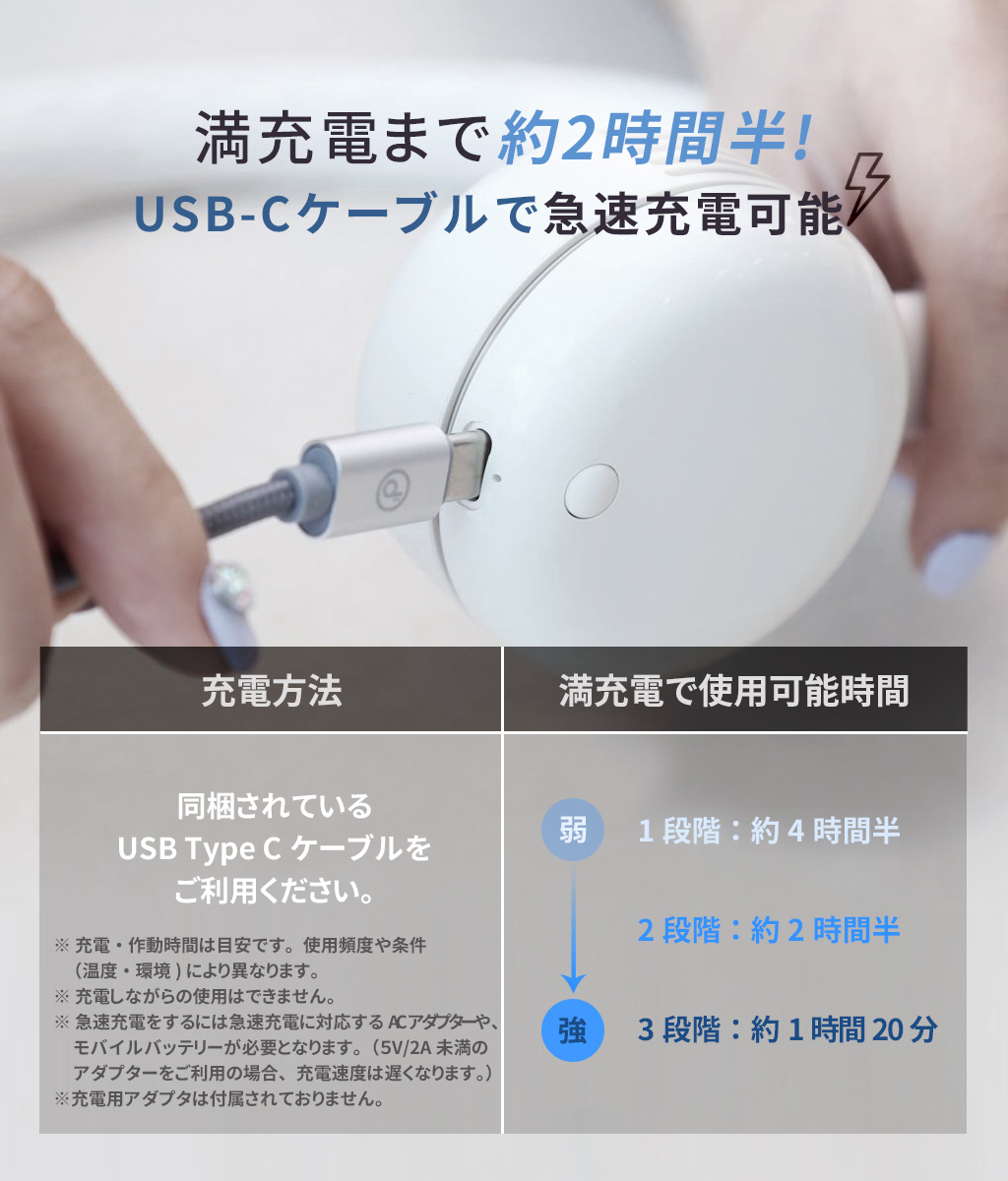 急速充電が可能