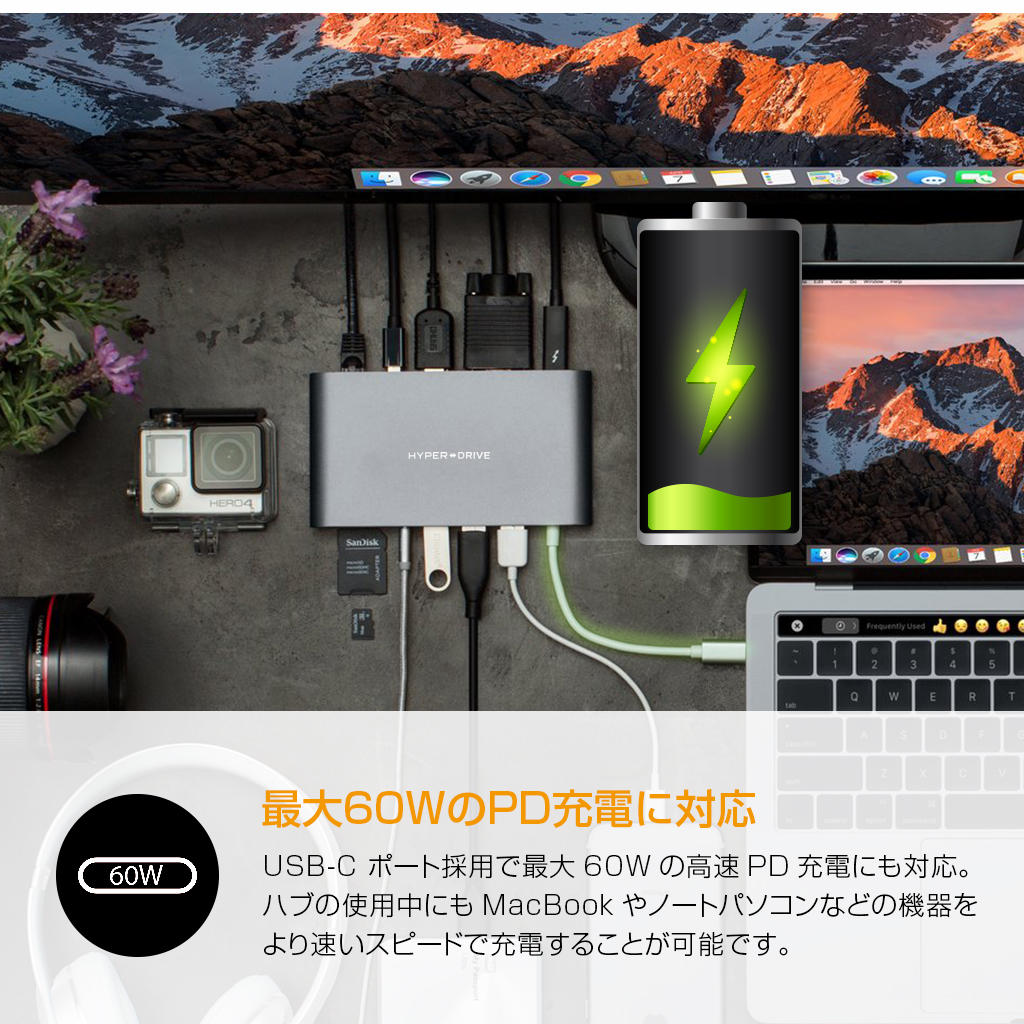 0円 ☆新作入荷☆新品 HyperDrive USB-Cハブ 11in1 Ultimate USB-C Hub ハイパードライブ日本正規代理店品