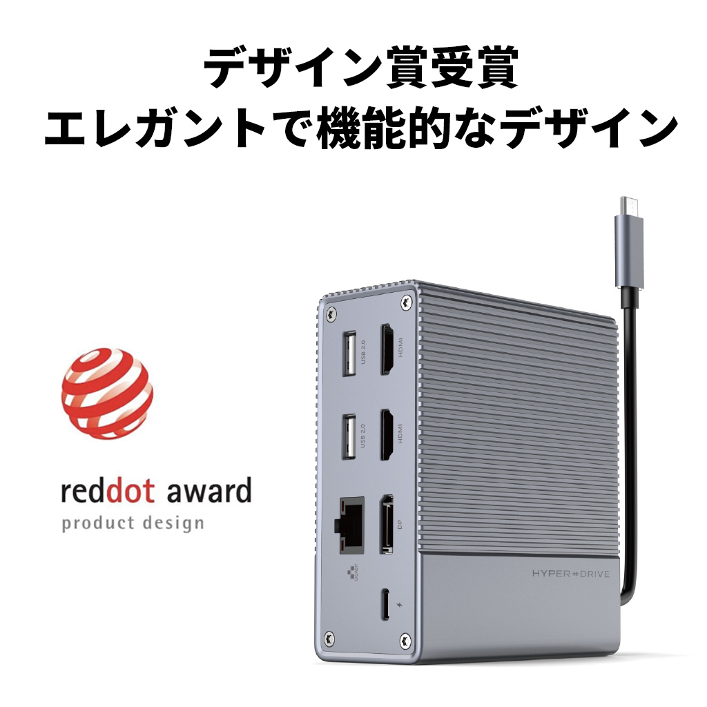 【新品未使用】HyperDrive Gen2 USB-Cハブ 12ポート