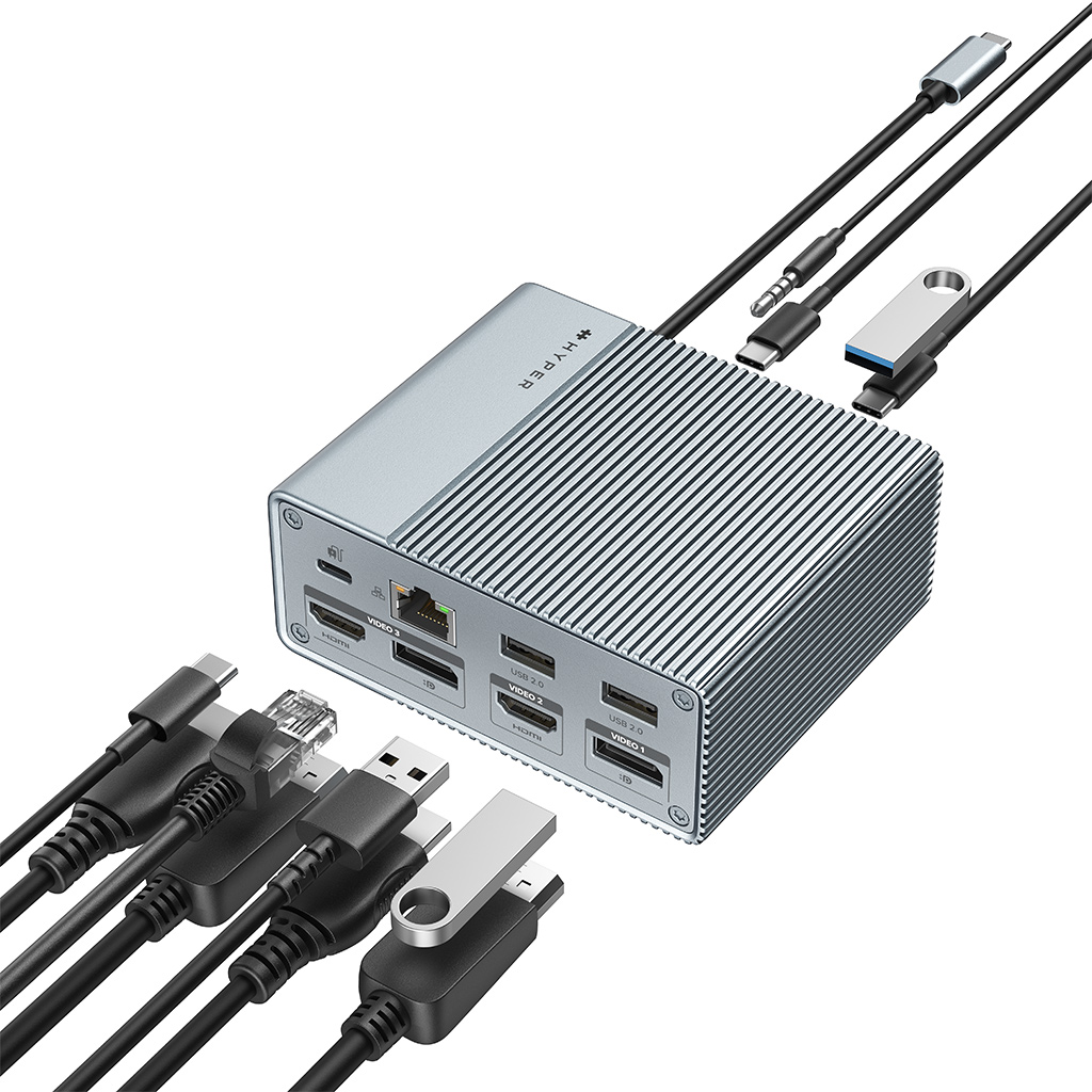 ドッキングステーション usb c ハブ 10-in-1 MST HDMI ２つノートPC