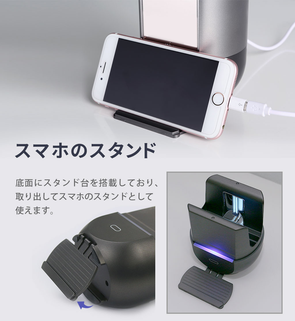 スマホスタンドでも活躍