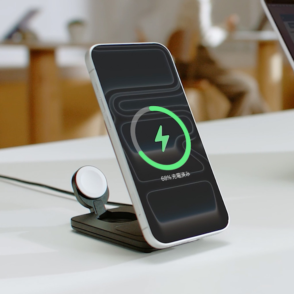 ESR Qi2.2 25W認証 3in1マグネット式折りたたみ充電ステーション3in1