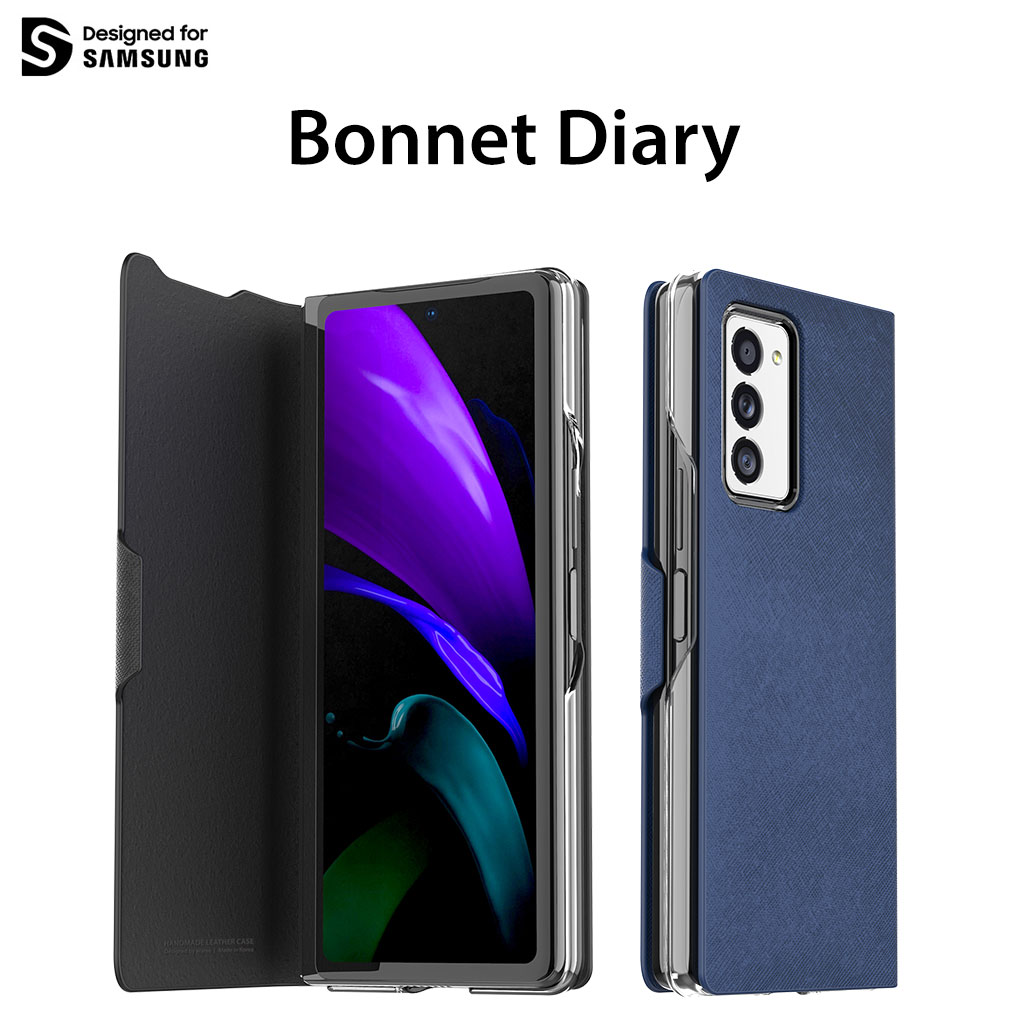 Galaxy Z Fold2 5G / Galaxy Z Fold3 5G 手帳型ケース】BONNET DIARY