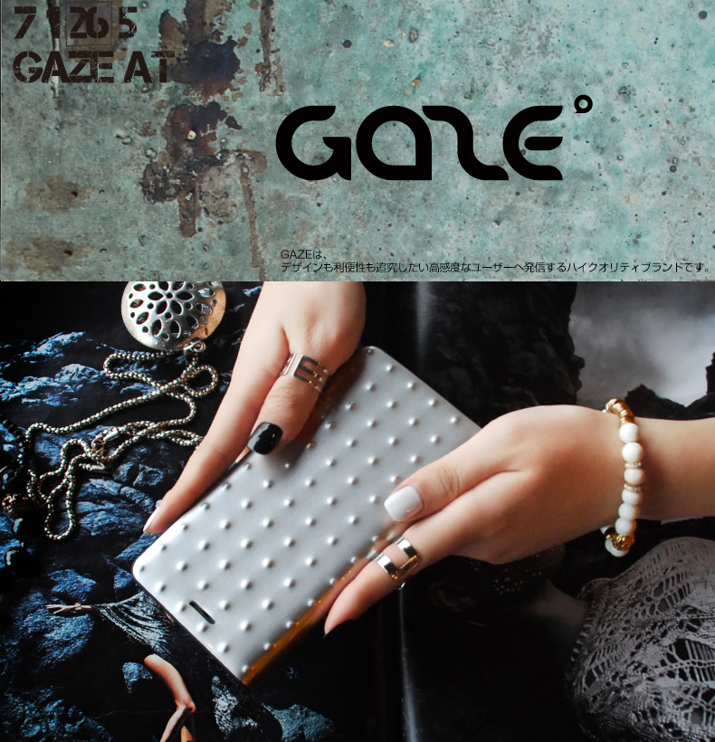 Galaxy S6 ケース Gaze Glossy Dot Diary ゲイズ グロッシードットダイアリー Mycaseshop 通販