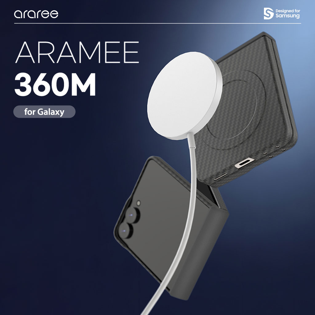 araree ARAMEE 360 M for Galaxy Z Flip8 ヒンジ保護 ケース