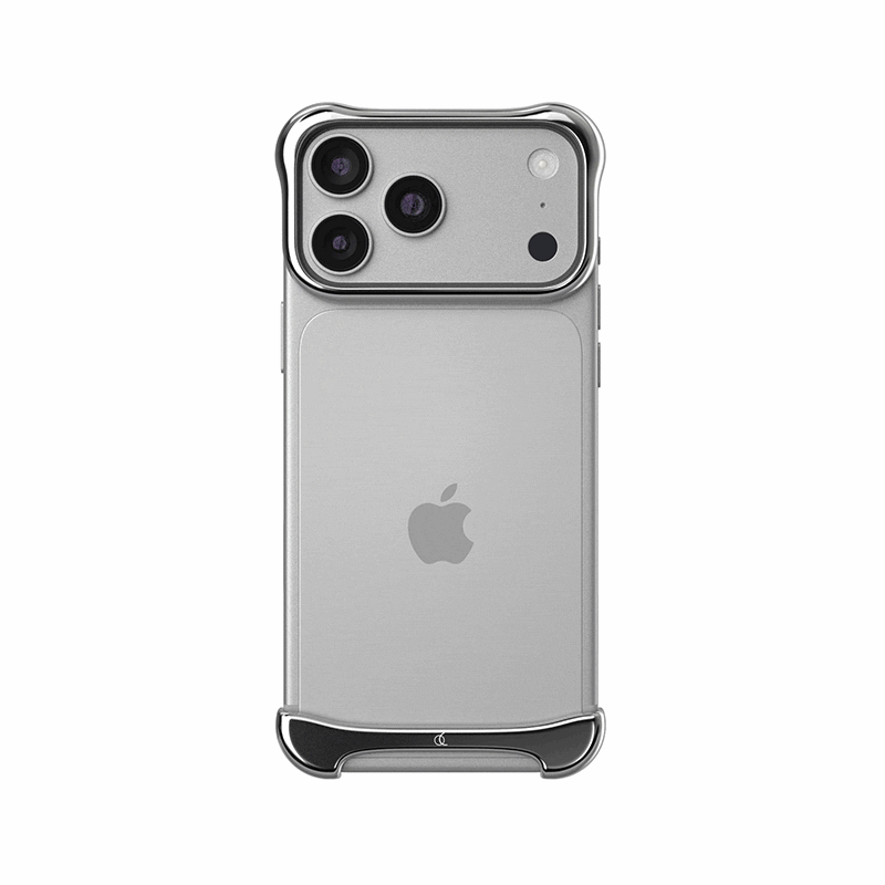 iPhone 18 Pro / iPhone 18 Pro Max 用] Arc Pulse アルミ・シルバー
