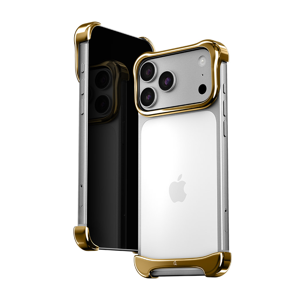 iPhone 18 Pro / iPhone 18 Pro Max 用] Arc Pulse アルミ・ゴールド