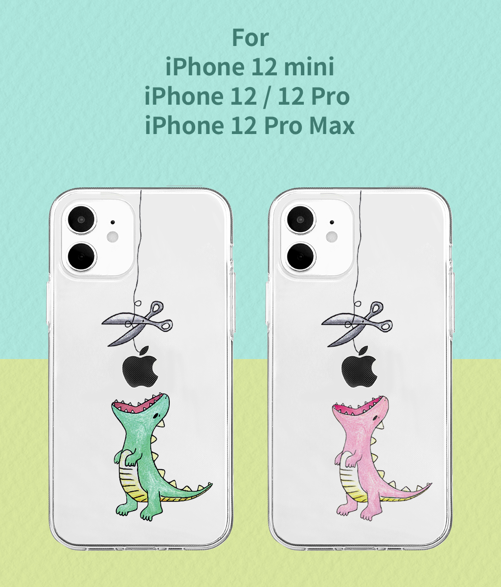 iPhone SE (第3世代) ケース カバー Akan ソフトクリアケース はらぺこザウルス [iPhone 13/13 Pro/13  mini/13 Pro Max/SE3/SE2/12 mini/12 Pro/12/12 Pro Max]【MyCaseShop 通販】