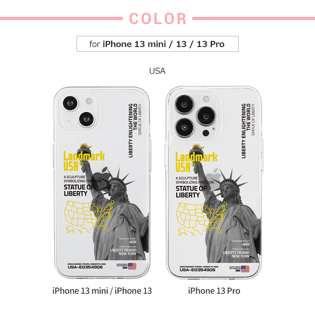 新型 Iphone 13 Pro ケース ソフト クリア バックカバー Dparks Landmark Iphone 13 13 Pro Iphone 13 Mini 背面カバー型 アイフォンケース Mycaseshop 通販