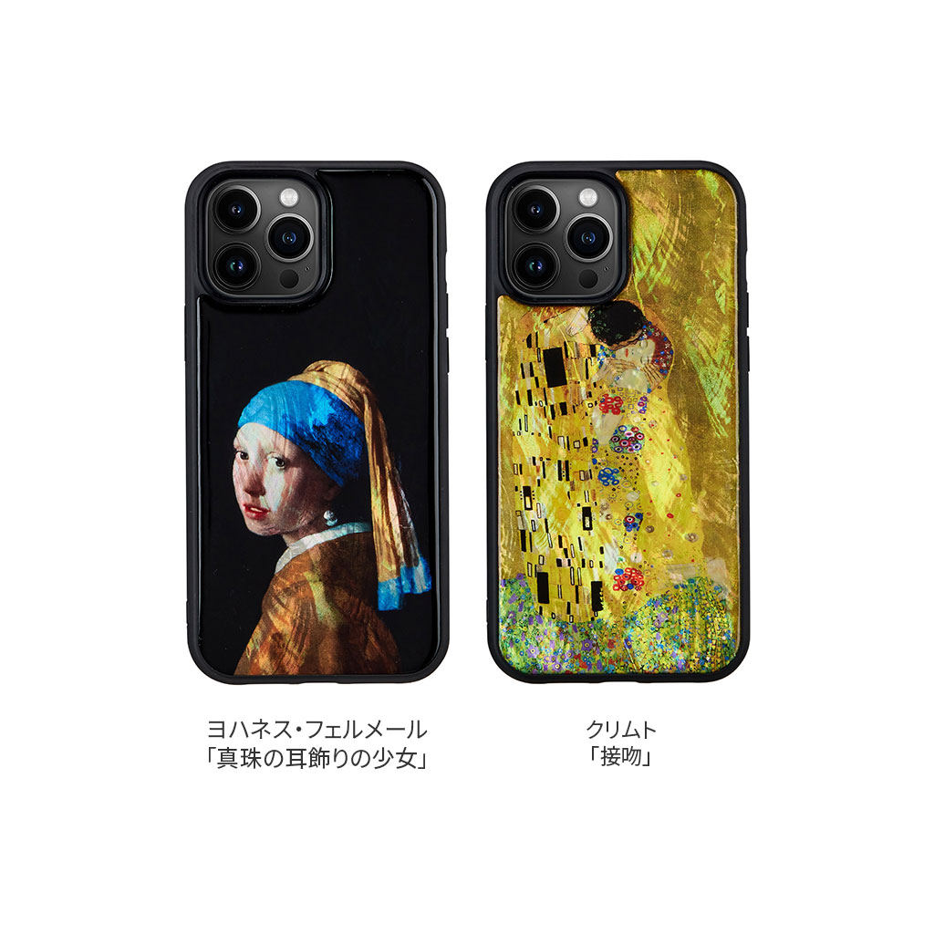 iPhone 13 Pro】ikins 名画シリーズ【天然貝ケース】新型 iPhone 13 