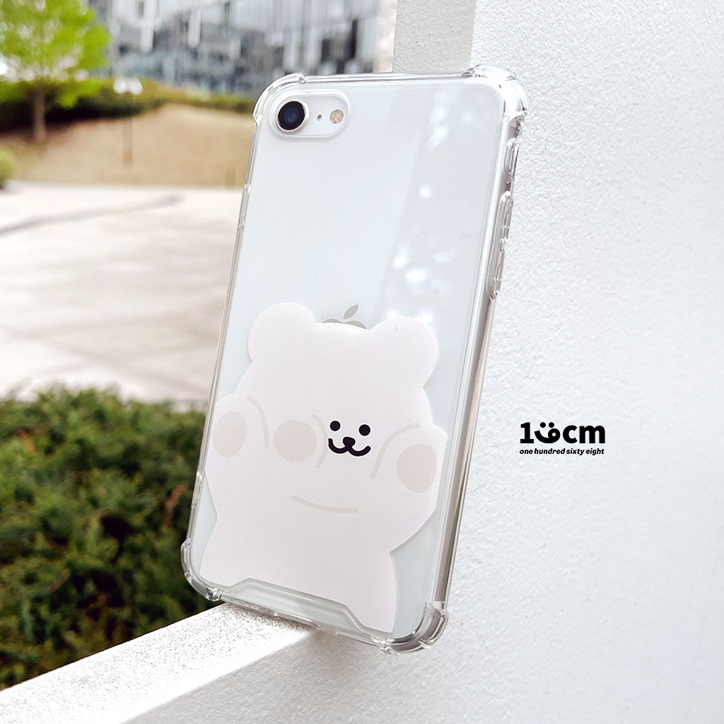 168cm iPhone SE3 ケース カバー 168cm ハイブリッドクリア