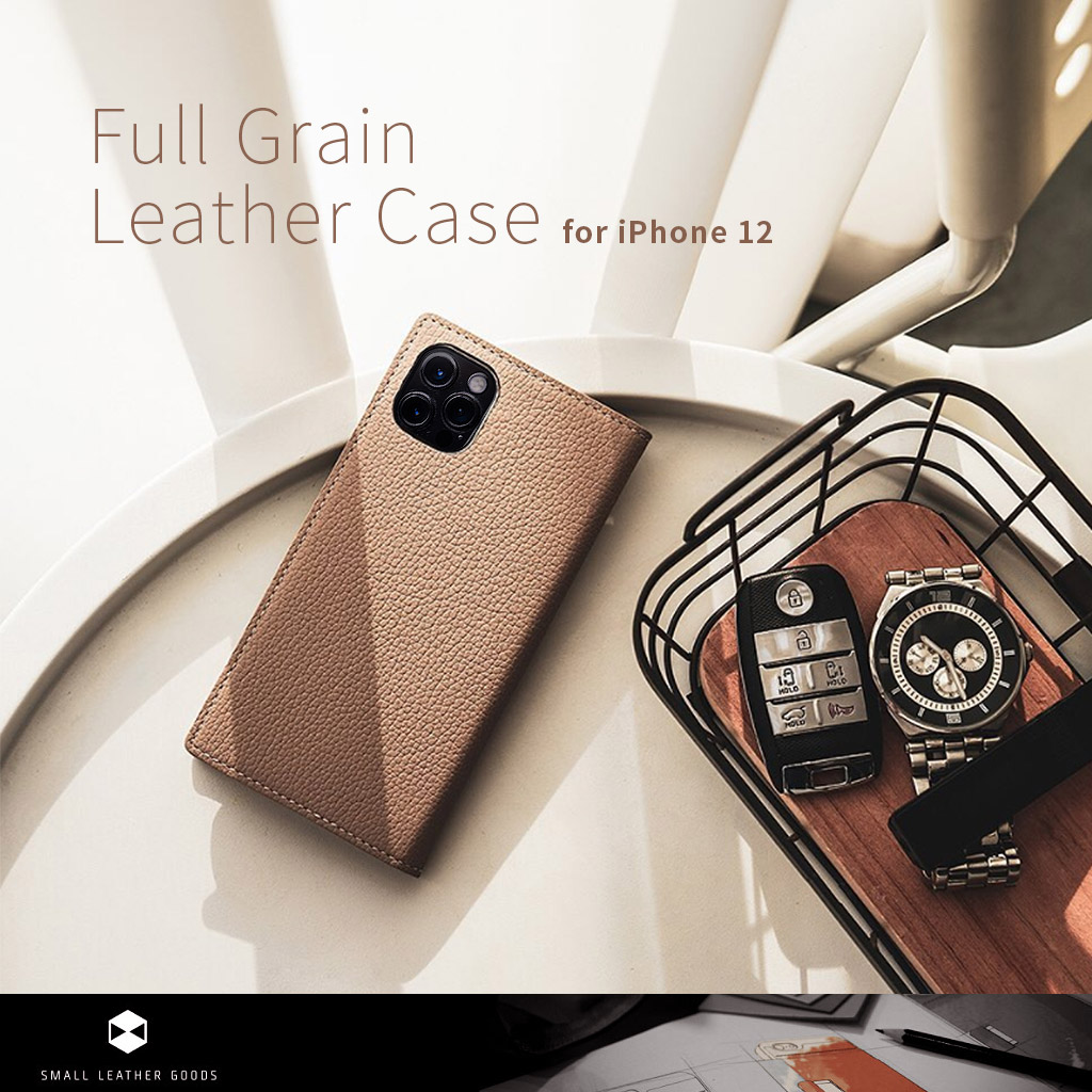 iPhone 12 Pro / 12 ケース 【手帳型 / 本革】 SLG Design Full Grain