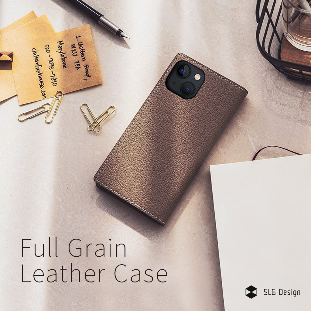 Full Grain Leather Case【iPhone 14 / 14 Pro】 | SLG Design