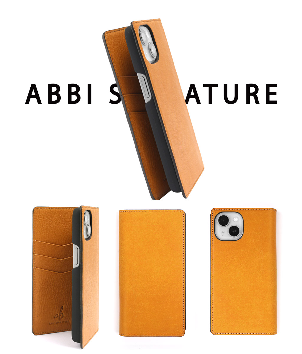 ABBI SIGNATURE 日本製 手帳型 本革 [ iPhone  /  Pro / iPhone