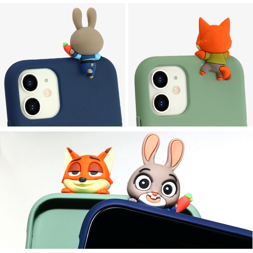 並行輸入品 Iphone 11 ケース Disney Zootopia フィギュア付きケース ディズニー ズートピア ソフトケース アイフォン カバー シリコンカバー ディズニーキャラクター 背面カバー型 海外公式ライセンス品 Mycaseshop 通販