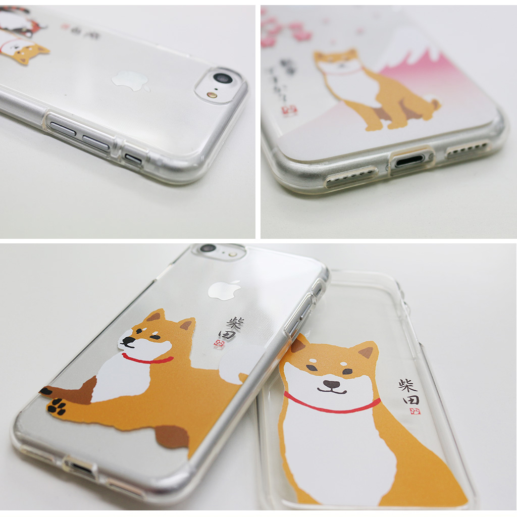 iPhone8/7 しばたさんクリアケース ジャンプ