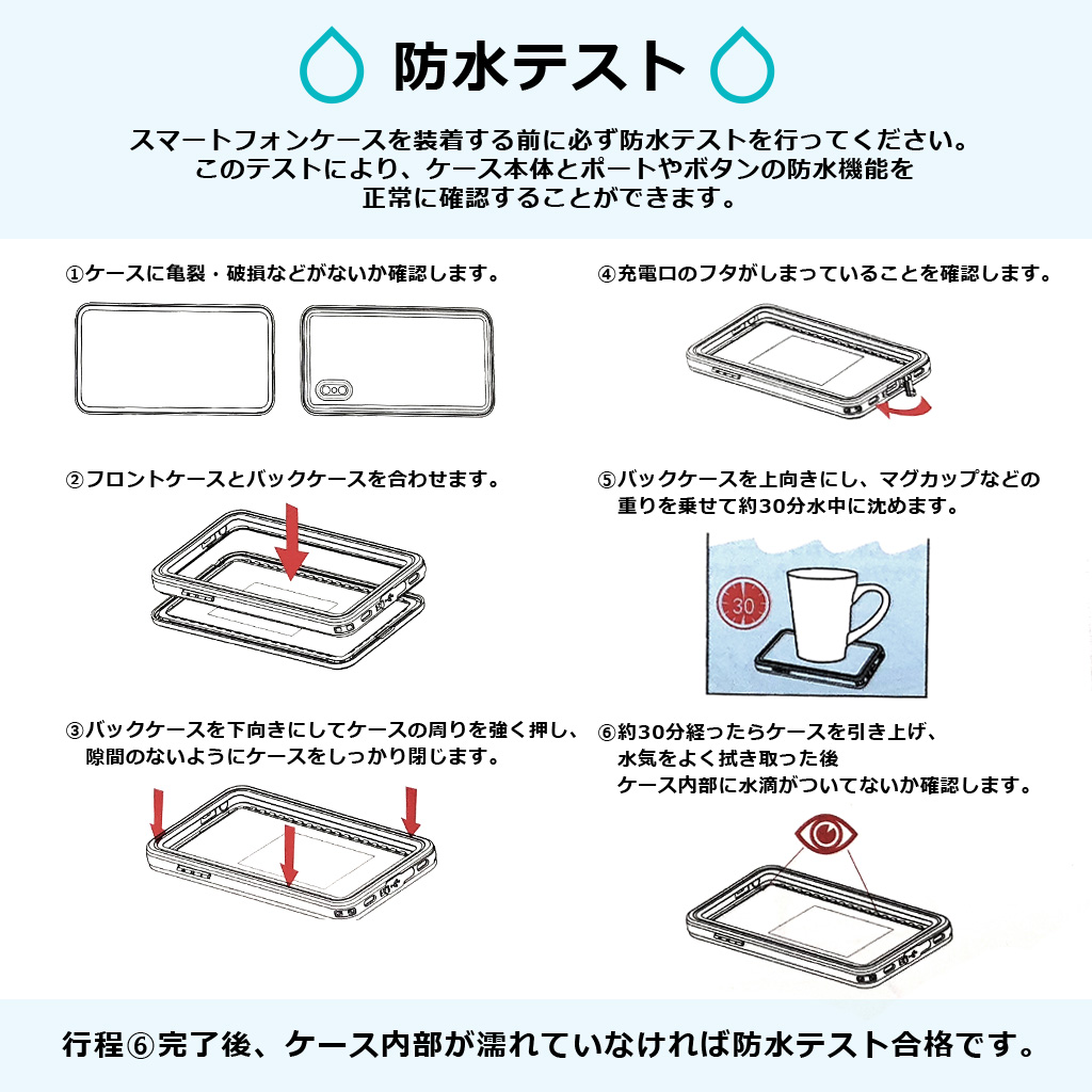 国際防水保護等級IP68取得