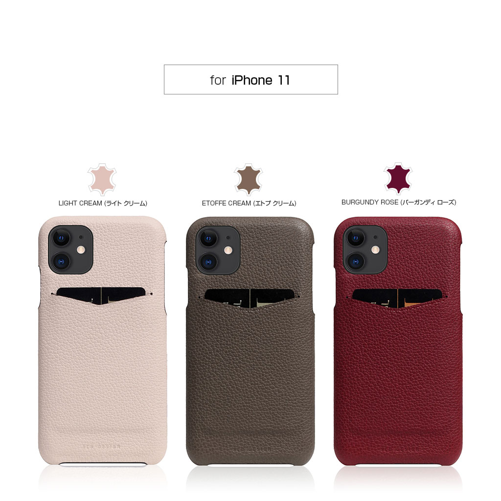 【iPhone 12 Pro / 12 / 11 / XR】D8 Full Grain Leather Back Case | SLG ...