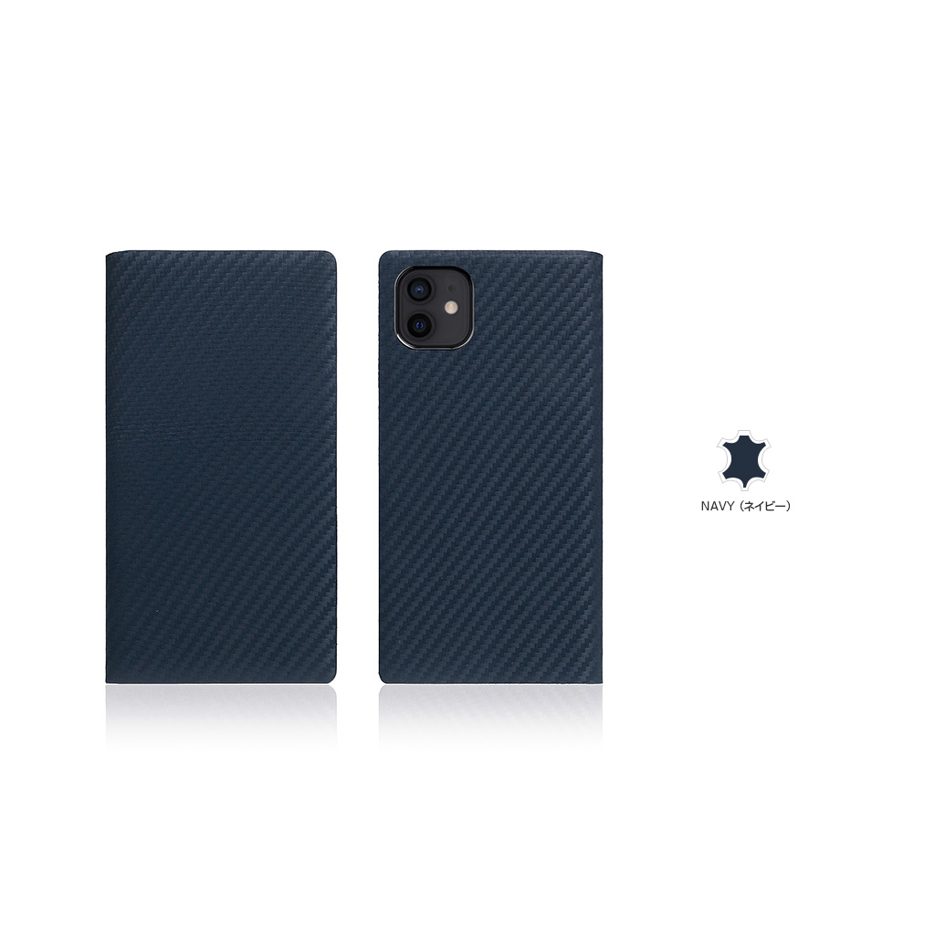 iPhone 12 mini ケース】 SLG Design Carbon Leather Case （カーボン 