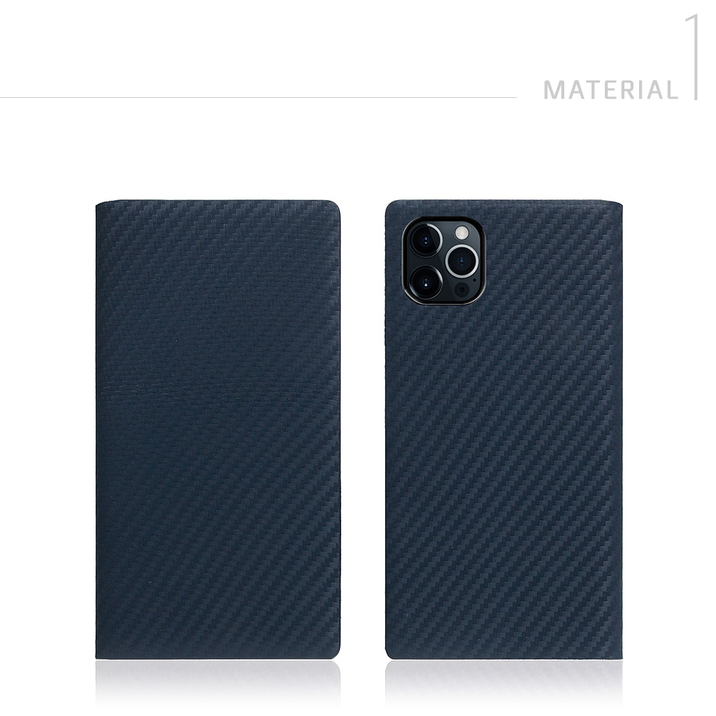 iPhone 12 mini】Carbon Leather Case | SLG Design（エスエルジー 