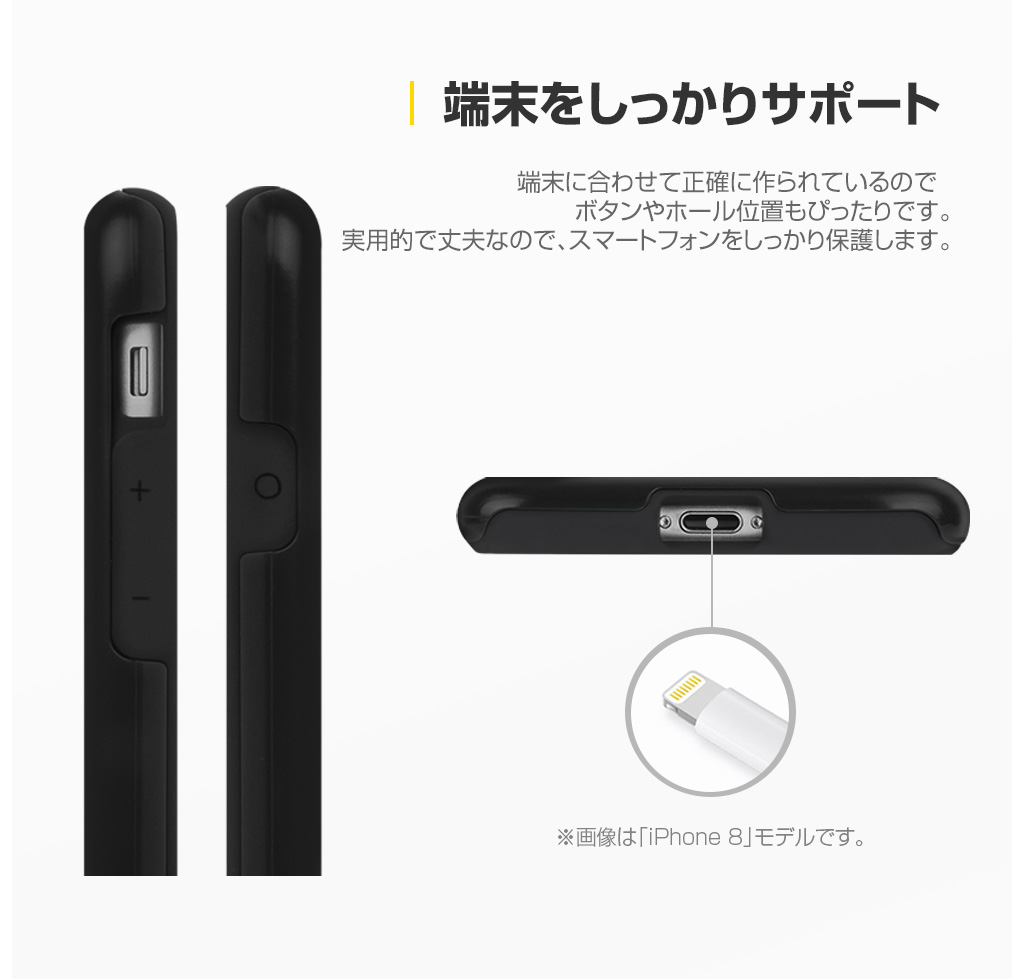 端末にジャストフィット