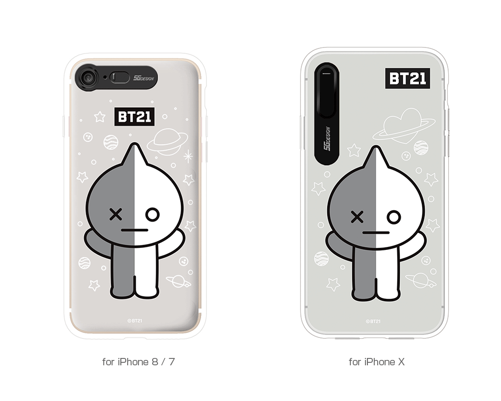 iPhone X BT21 GRAPHIC LIGHT UP CASE CHIMMY