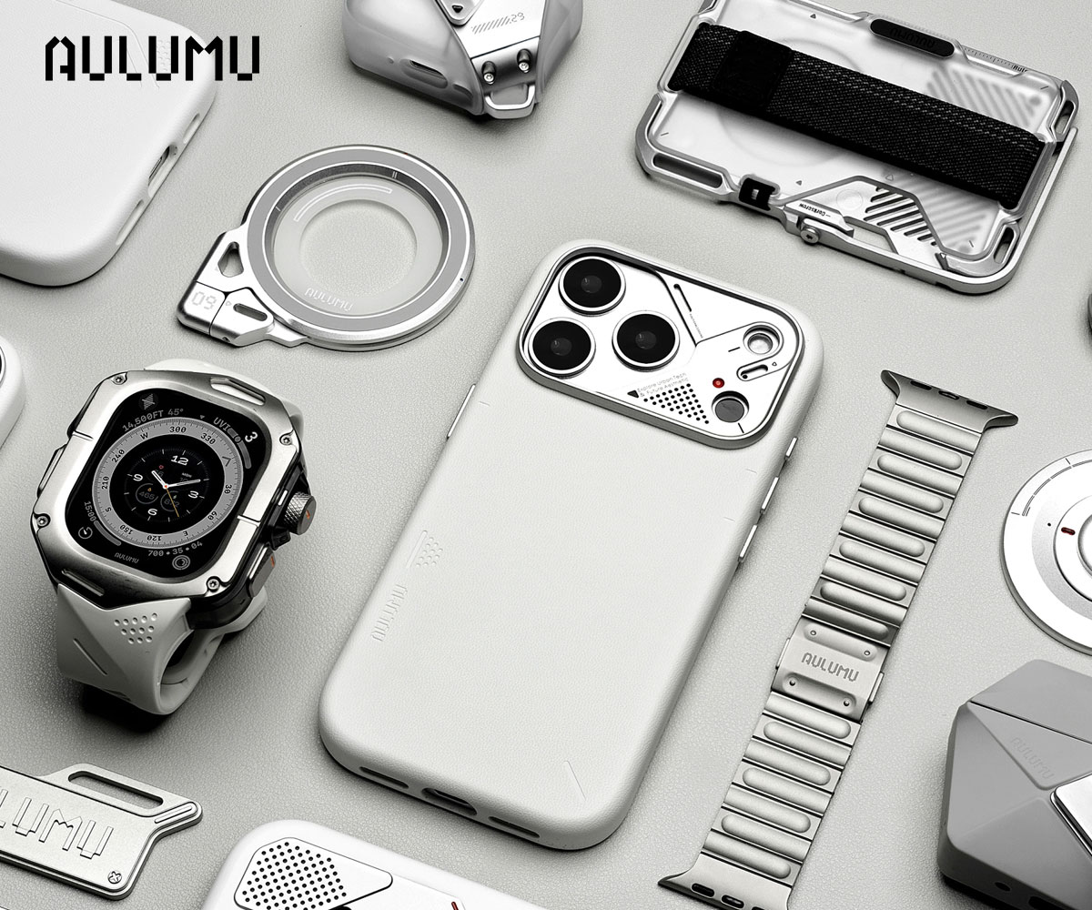 AULUMU A39 ダイヤカット幾何学ケース for AirPods Pro 3（ロック